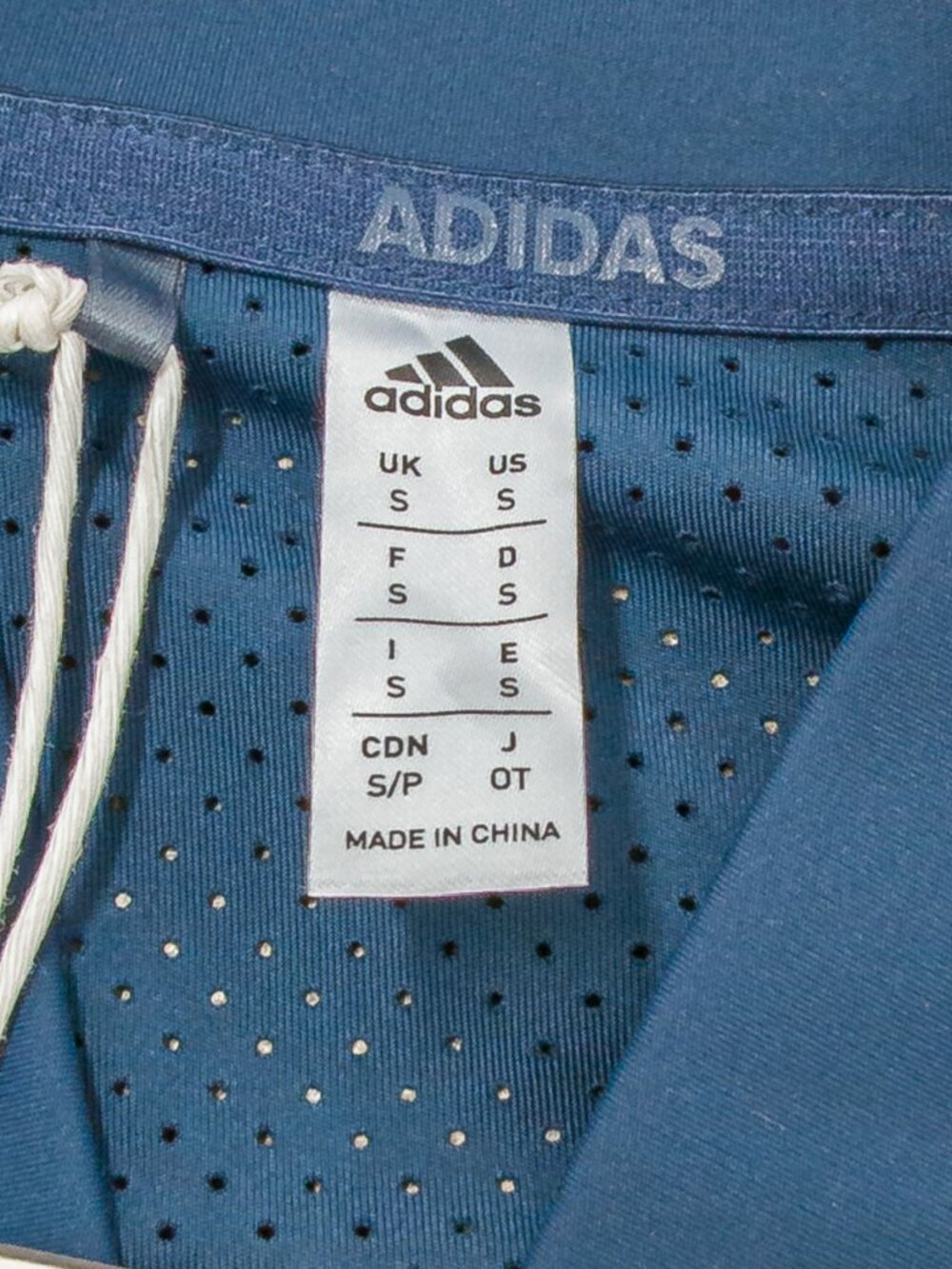 Adidas Crew-Navy Perforated Full-Zip Golf Jacket | NWT Women’s S - Picture 4 of 16